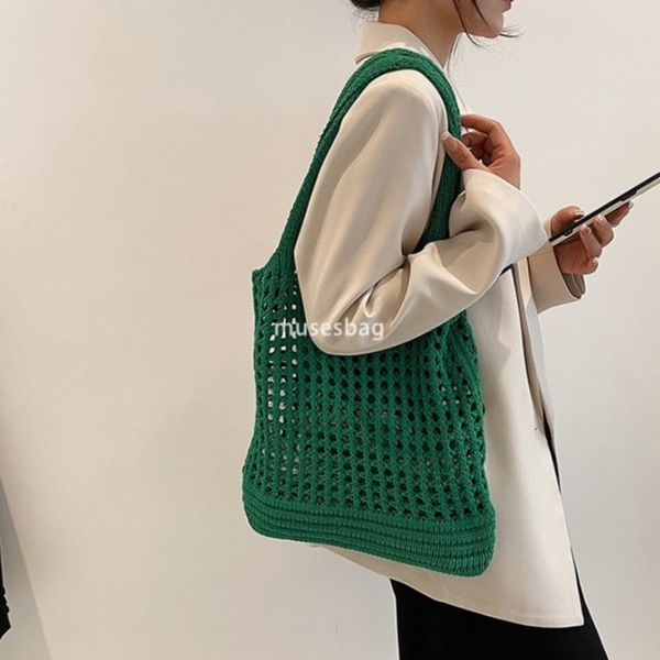 New high-quality yarn handmade knitted bag woven bag shoulder bag commuting large capacity tote bag bohemian style crossbody bag women bag, Khaki
New high-quality yarn handmade knitted bag woven bag shoulder bag commuting large capacity tote bag bohemian style crossbody bag women bag, Khaki