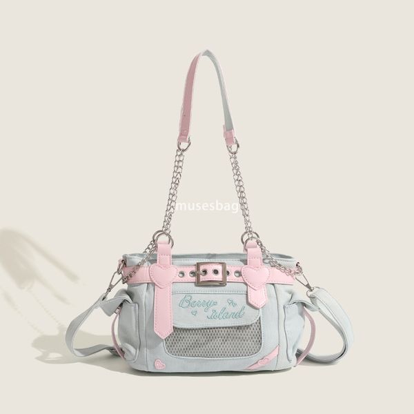 New Women's Bag Versatile Sweet Girl Chain Handbag with Unique Design and Personalized Color Contrast Single Shoulder Crossbody Bag, Split
New Women's Bag Versatile Sweet Girl Chain Handbag with Unique Design and Personalized Color Contrast Single Shoulder Crossbody Bag, Split