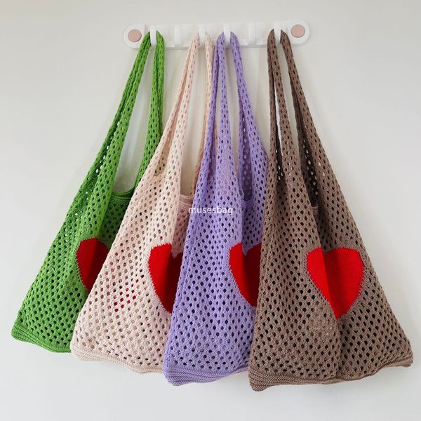 New High Quality Knitted Bag Japanese and Korean Love Shaped Bag Knitted Bag Tote Bag Mesh Hollow Shoulder Bag Women's Fashion, Khaki
New High Quality Knitted Bag Japanese and Korean Love Shaped Bag Knitted Bag Tote Bag Mesh Hollow Shoulder Bag Women's Fashion, Khaki