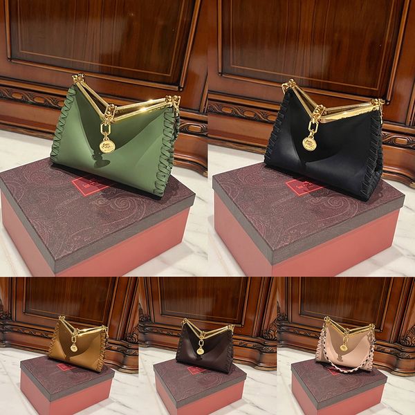 designer bag underarm bag 1:1 TOP quality 21cm Woven cowhide shoulder bag luxury lady handbag With box E01A