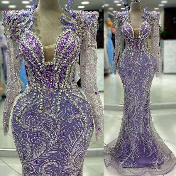 2024 Aso Ebi Plus Size Lavender Mermaid Prom Dress Crystals Beadings Evening Formal Party Second Reception Birthday Engagement Thanksgiving Gowns Dresses ZJ55, Chocolate
2024 Aso Ebi Plus Size Lavender Mermaid Prom Dress Crystals Beadings Evening Formal Party Second Reception Birthday Engagement Thanksgiving Gowns Dresses ZJ55, Chocolate
