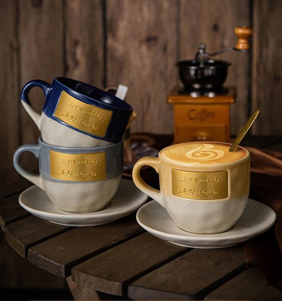 Eastern Middle Inscriptions Saudi Style Creative Ceramic Couples Milk Ice Coffee Cup Tea Office and Saucer Set Gifts 240603, Green
Eastern Middle Inscriptions Saudi Style Creative Ceramic Couples Milk Ice Coffee Cup Tea Office and Saucer Set Gifts 240603, Green