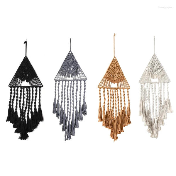 Macrame Tapestries Wall Hanging Tapestry Hand Woven Pendant Decoration House Ceremony Living Room Home Furnishing Accessories Drop
Macrame Tapestries Wall Hanging Tapestry Hand Woven Pendant Decoration House Ceremony Living Room Home Furnishing Accessories Drop