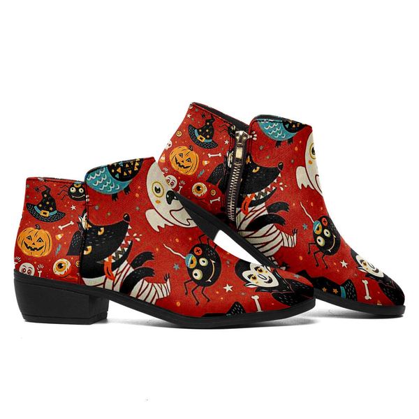 Dropshipping Print On Demand Women Custom Print POD Modern Boots Halloween design Ankle Boots Free Shipping, Ab001
Dropshipping Print On Demand Women Custom Print POD Modern Boots Halloween design Ankle Boots Free Shipping, Ab001