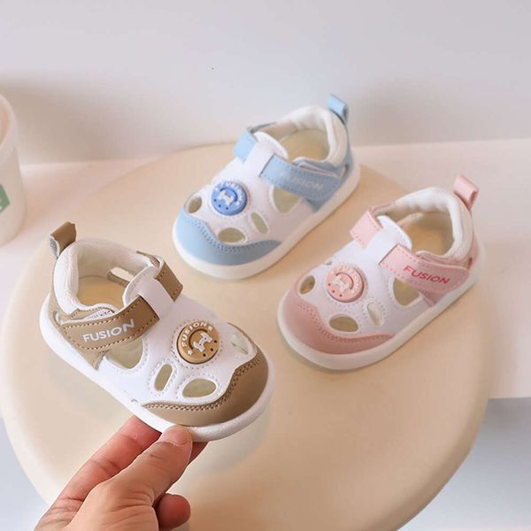 Soft Sole Baby Sandals: Breathable Leather Top Walking Shoes for 1-3Y Boys & Girls, Pink
Soft Sole Baby Sandals: Breathable Leather Top Walking Shoes for 1-3Y Boys & Girls, Pink