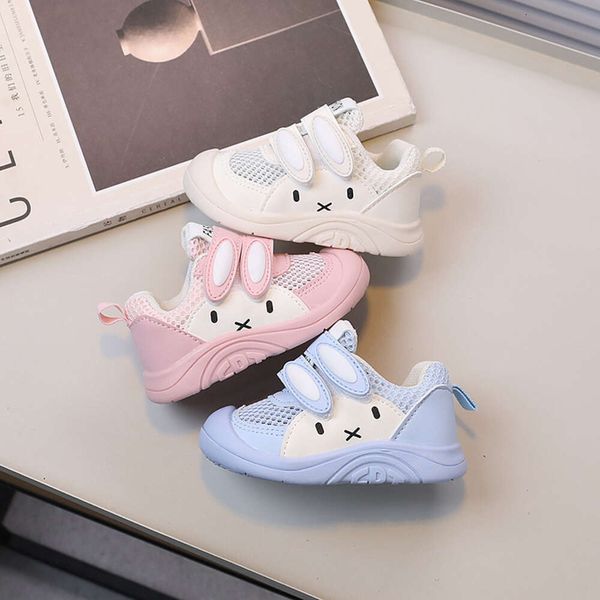 Cute Rabbit 2024 Summer Breathable Mesh Sandals for Kids - Velcro Closure, White
Cute Rabbit 2024 Summer Breathable Mesh Sandals for Kids - Velcro Closure, White