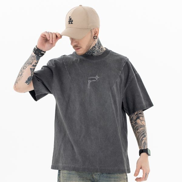 mens luxurys designer t shirt mens round sweatshirt woman angle short sleeve Splicing and High Street European Irregular fake two short sleeved T shirts for men, Gray
mens luxurys designer t shirt mens round sweatshirt woman angle short sleeve Splicing and High Street European Irregular fake two short sleeved T shirts for men, Gray