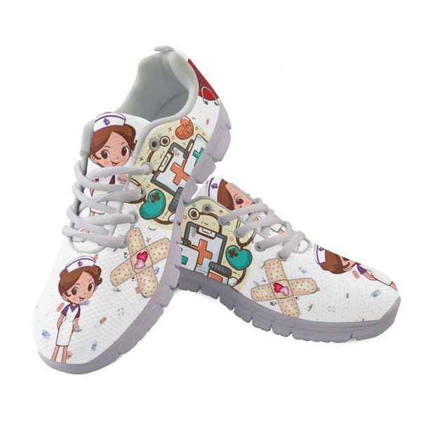 Cartoon Nurse Doctor Medical Print Sneakers Women Casual Shoes Spring Summer Slip On Flats Lace up Jogging Running Sport Shoes, Customaq
Cartoon Nurse Doctor Medical Print Sneakers Women Casual Shoes Spring Summer Slip On Flats Lace up Jogging Running Sport Shoes, Customaq