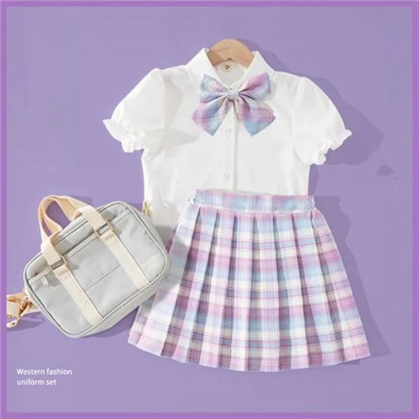 Kids Girl Outfit 2Pcs Set Spring Autumn Teens Cute Fashion shirtShort Skirt Students BoutiqueTeenage Girls Sets 240603, Red
Kids Girl Outfit 2Pcs Set Spring Autumn Teens Cute Fashion shirtShort Skirt Students BoutiqueTeenage Girls Sets 240603, Red