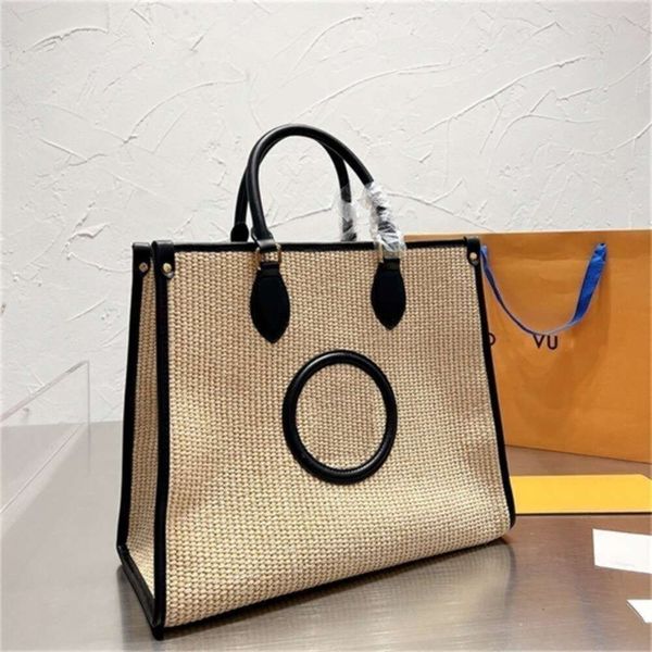 designer bag Designer Bag Tote Crochet straw Large capacity Women Travel Handbag Straw Bags Real Leather Shopping Purse Wallet Totes Shoulder Handbags Top Qua, Brown 24x30cm
designer bag Designer Bag Tote Crochet straw Large capacity Women Travel Handbag Straw Bags Real Leather Shopping Purse Wallet Totes Shoulder Handbags Top Qua, Brown 24x30cm