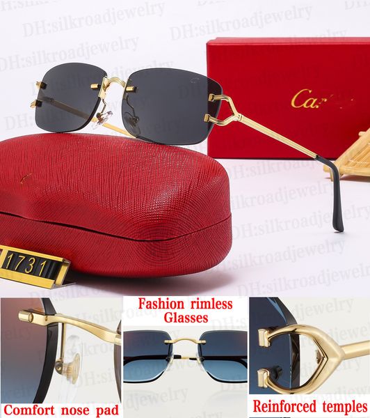 classic Cart glasses sunglasses for men luxury glasses fashion gradient sun glasses simple big square gold frame UV400 beach driving sports show Designer glasses
classic Cart glasses sunglasses for men luxury glasses fashion gradient sun glasses simple big square gold frame UV400 beach driving sports show Designer glasses