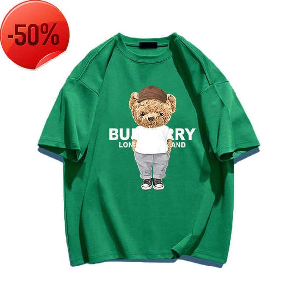 Mens T-shirts Luxury Brand Bear Print Summer Cotton Oversized t Shirt Graphic Womens Vintage Tees Cloes Free Shipping G230427, White
Mens T-shirts Luxury Brand Bear Print Summer Cotton Oversized t Shirt Graphic Womens Vintage Tees Cloes Free Shipping G230427, White