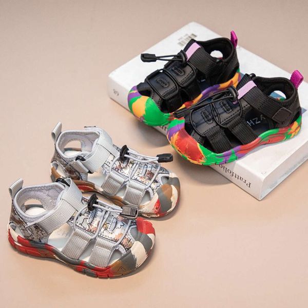 The latest summer sports sandals for kids and boys Hiking beach outdoor open toe sports sandals, Blue
The latest summer sports sandals for kids and boys Hiking beach outdoor open toe sports sandals, Blue