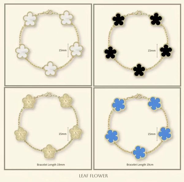 Clover Bracelet For Men and Women Luxury Designer jewelry Four Leaf Bracelets 18K Gold Silver Plate Agate Diamond Fashion Charm Chain Wedding Gift Party wholesale
Clover Bracelet For Men and Women Luxury Designer jewelry Four Leaf Bracelets 18K Gold Silver Plate Agate Diamond Fashion Charm Chain Wedding Gift Party wholesale