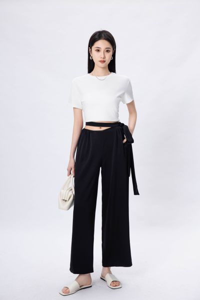 pants for women Waist belt wide leg pants with a design sense of straps, high waist, loose drape, straight leg casual pants, Black
pants for women Waist belt wide leg pants with a design sense of straps, high waist, loose drape, straight leg casual pants, Black