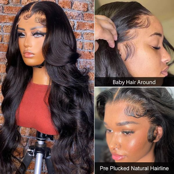 Wave 13x413x6 Body Lace Front Human Hair Wigs 30 Inch Water Wave Glueless Wig Human Hair Ready To Wear Frontal Wigs for Women Vlhvo al, Mix color
Wave 13x413x6 Body Lace Front Human Hair Wigs 30 Inch Water Wave Glueless Wig Human Hair Ready To Wear Frontal Wigs for Women Vlhvo al, Mix color