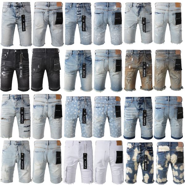 Purple jeans shorts designer mens jean shorts purple brand shorts men womens black holes putple jeans baggy stacked slim fit flared holes high quality denim pants, Short19
Purple jeans shorts designer mens jean shorts purple brand shorts men womens black holes putple jeans baggy stacked slim fit flared holes high quality denim pants, Short19