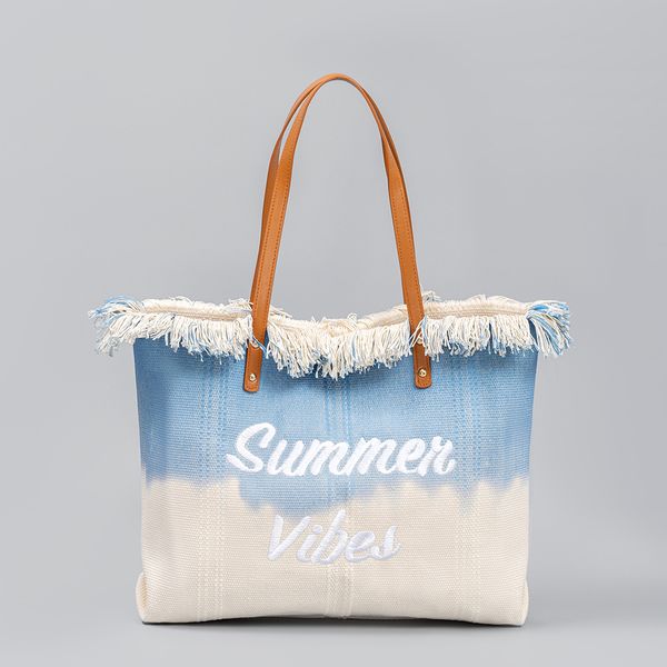 Factory wholesale women's handbags 9 colors simple and versatile large canvas tote bag summer exquisite embroidery beach bag fashion tassel fashion shoulder bag 325#, Orange
Factory wholesale women's handbags 9 colors simple and versatile large canvas tote bag summer exquisite embroidery beach bag fashion tassel fashion shoulder bag 325#, Orange