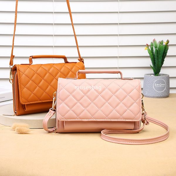 Fashionable women high-quality new horizontal mobile phone bag embroidered thread classic retro large capacity diamond cross body shoulder bag bags, Khaki
Fashionable women high-quality new horizontal mobile phone bag embroidered thread classic retro large capacity diamond cross body shoulder bag bags, Khaki