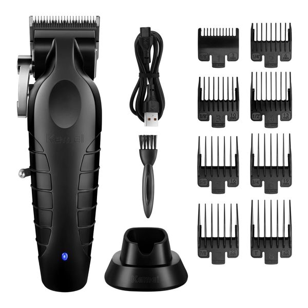 Mens Electric USB Rechargeable 0mm Gapped Carving Clipper Cordless Trimmer Hair Cutting hine KM-2296 240617, White
Mens Electric USB Rechargeable 0mm Gapped Carving Clipper Cordless Trimmer Hair Cutting hine KM-2296 240617, White