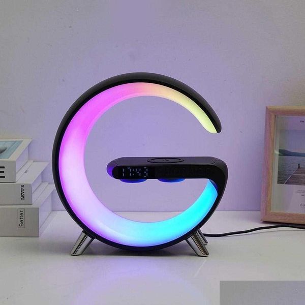 Mti Night Lights Function Alarm Clock Light 15W Wireless Charger Led Atmosphere Speaker Desk Lamp O With App Control Drop Delivery L Dhyzb
Mti Night Lights Function Alarm Clock Light 15W Wireless Charger Led Atmosphere Speaker Desk Lamp O With App Control Drop Delivery L Dhyzb