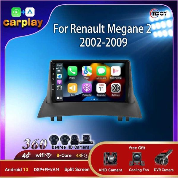 Other Electronics Audio for Renault Megane 2 2002-2009 Car Radio Carplay Multimedia Car Radio Android 13 4G WIFI GPS Car Radio Stereo J240615