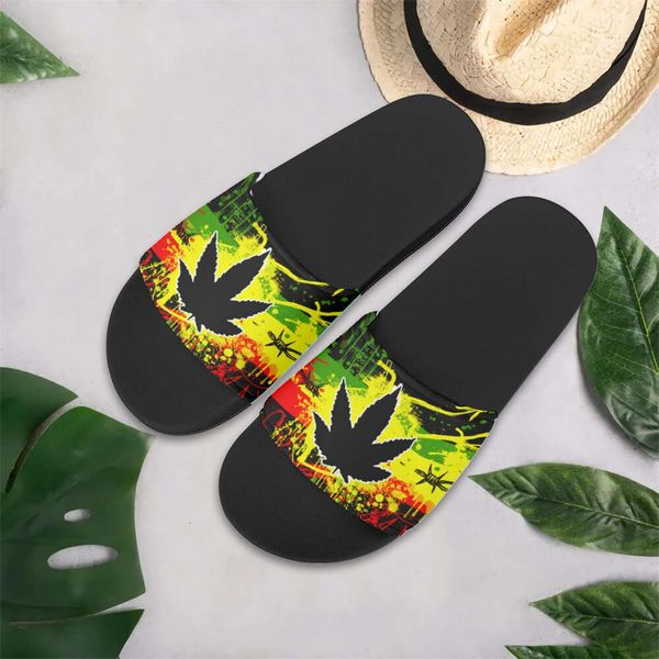 INSTANTARTS New Fashion Reggae Leaves Pattern Women Slide Sandals Lightweight Breathable Female Home Outdoor Slipper Flip Flop, Wmh9069(6b38f3)
INSTANTARTS New Fashion Reggae Leaves Pattern Women Slide Sandals Lightweight Breathable Female Home Outdoor Slipper Flip Flop, Wmh9069(6b38f3)