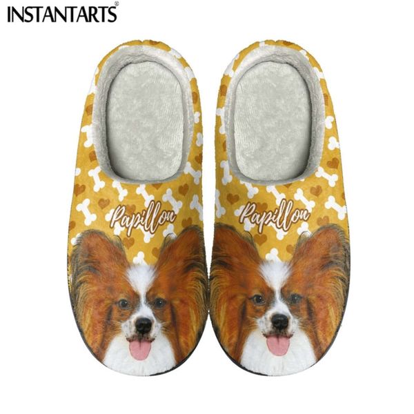 INSTANTARTS Winter Warm Soft Indoor Floor Slipper Yellow Papillon Print Casual Lightweight Unisex Plush Slides Sandals Pet Lover, Ysfj0624wk4
INSTANTARTS Winter Warm Soft Indoor Floor Slipper Yellow Papillon Print Casual Lightweight Unisex Plush Slides Sandals Pet Lover, Ysfj0624wk4
