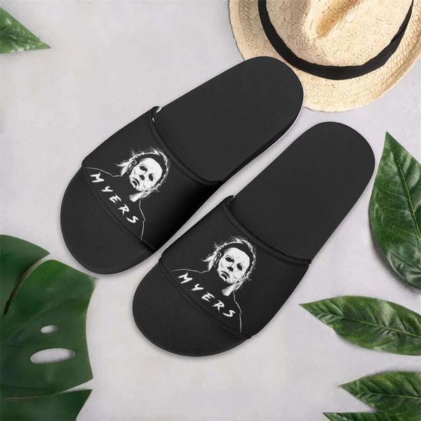 INSTANTARTS New Fashion Sandals Michael Myers Movie Killer Men Wear-resistant Slippers Soft EVA Home Floor Slides Man Flip Flops, Htja1904(fea5b8)
INSTANTARTS New Fashion Sandals Michael Myers Movie Killer Men Wear-resistant Slippers Soft EVA Home Floor Slides Man Flip Flops, Htja1904(fea5b8)