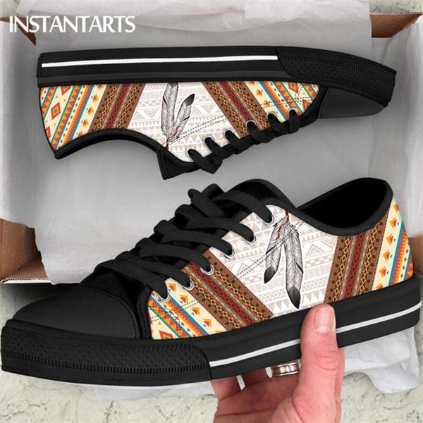 INSTANTARTS Fashion Feather Design Ladies Lightweight Flats Tribal Aztec Low Top Canvas Shoes fr Women Dirty Resistant Zapatos, Customz39a
INSTANTARTS Fashion Feather Design Ladies Lightweight Flats Tribal Aztec Low Top Canvas Shoes fr Women Dirty Resistant Zapatos, Customz39a