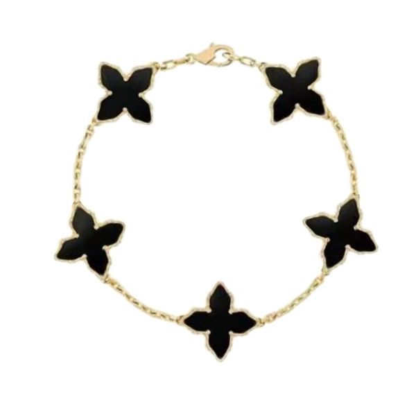 Fashion Classic 4/Four Leaf Clover Charm Bracelets Bangle Chain 18K Gold Agate Shell Mother-of-Pearl for Women Girl Wedding Mother Day Jewelry Women gift
Fashion Classic 4/Four Leaf Clover Charm Bracelets Bangle Chain 18K Gold Agate Shell Mother-of-Pearl for Women Girl Wedding Mother Day Jewelry Women gift