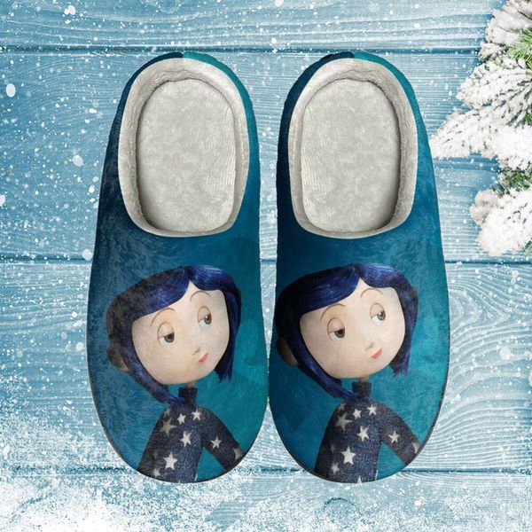 Coraline INSTANTARTS Anime Cotton Slipper Soft Autumn Winter Warm Closed Toe Indoor Home Bedroom Cotton Shoes Casual Sneakers, Htja4604wk4b
Coraline INSTANTARTS Anime Cotton Slipper Soft Autumn Winter Warm Closed Toe Indoor Home Bedroom Cotton Shoes Casual Sneakers, Htja4604wk4b