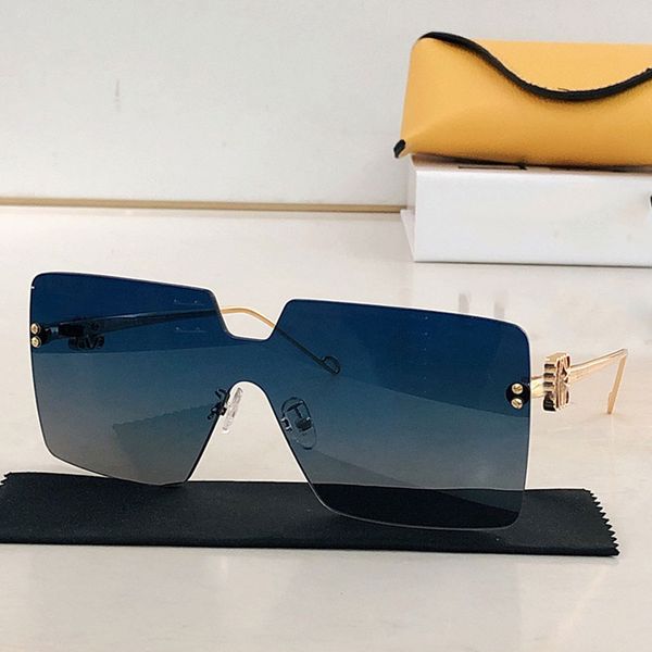 The latest fashion Womens designer frameless sunglasses LW40082 Womens glasses uv400 protective lens square connected gold gold simple retro mirror legs 
The latest fashion Womens designer frameless sunglasses LW40082 Womens glasses uv400 protective lens square connected gold gold simple retro mirror legs