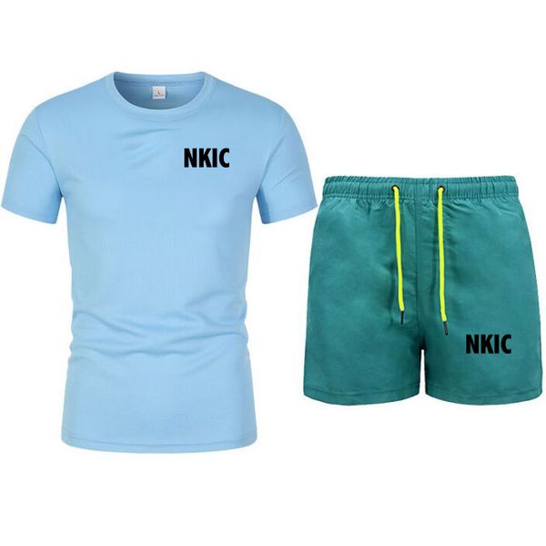 Men Summer 100% Cotton T shirt Tracksuit Sets Fashion Street Short Sleeved Sportswear Suit Mens Casual Sports 2 Piece Set Plus Size -2XL, Navy blue
Men Summer 100% Cotton T shirt Tracksuit Sets Fashion Street Short Sleeved Sportswear Suit Mens Casual Sports 2 Piece Set Plus Size -2XL, Navy blue