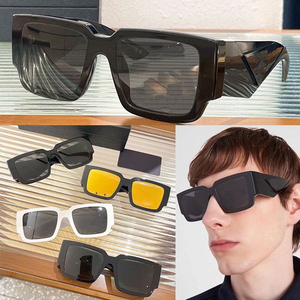 Luxury Mens Sunglasses with triangle logo PRS12ColorSlate Gray Lenses 100% UV resistant Mens casual outdoor vacation sunglasses with acetate fiber frame glasses
Luxury Mens Sunglasses with triangle logo PRS12ColorSlate Gray Lenses 100% UV resistant Mens casual outdoor vacation sunglasses with acetate fiber frame glasses