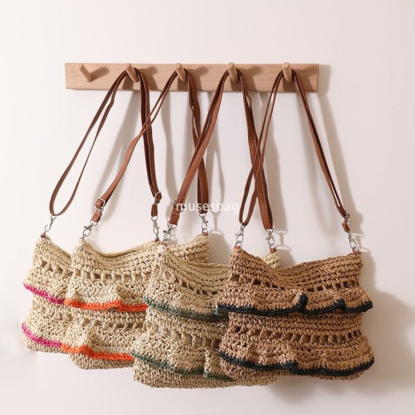 European and American women high-end and convenient crossbody lace ruffle edge lightweight summer colorful grass bag woven bag beach vacation bag, Pink
European and American women high-end and convenient crossbody lace ruffle edge lightweight summer colorful grass bag woven bag beach vacation bag, Pink