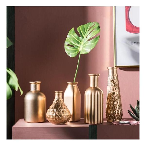 Gold Vases Glass The Nordic Flower Mini Light Floret Bottle Luxury Home Furnishing Articles Vase Drop Delivery Garden Dhhyn
Gold Vases Glass The Nordic Flower Mini Light Floret Bottle Luxury Home Furnishing Articles Vase Drop Delivery Garden Dhhyn