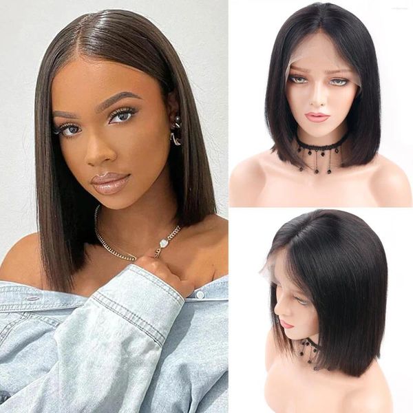 Straight Wig Bob Lace Front Human Hair Wigs For Women HD Transparent 13X4 Frontal Glueless s al, Natural color
Straight Wig Bob Lace Front Human Hair Wigs For Women HD Transparent 13X4 Frontal Glueless s al, Natural color