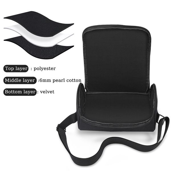 Carrying Case Shockproof Protective Case Portable Storage Bag with Shoulder Strap for Sonos Move 2 2023 for Bose SoundLink Max