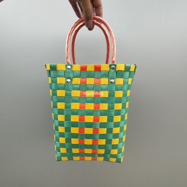 Designer women's high-quality leisure simple and fashionable large capacity handbag woven storage basket shopping basket vegetable basket bag DIY beach bag, New coffee color (vertical style)
Designer women's high-quality leisure simple and fashionable large capacity handbag woven storage basket shopping basket vegetable basket bag DIY beach bag, New coffee color (vertical style)