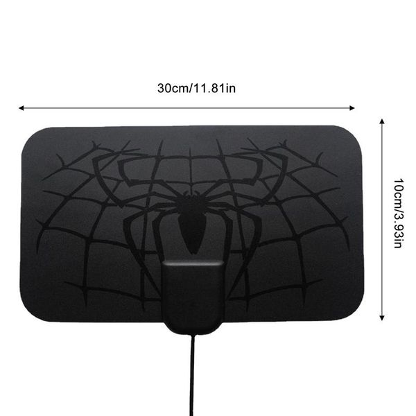 HD Antenna Spider Pattern Hdtv Antenna Indoor With 16.5ft Coax Cable Freeview Local Channels Tv Accessories 5g Chip Tv Antenna
