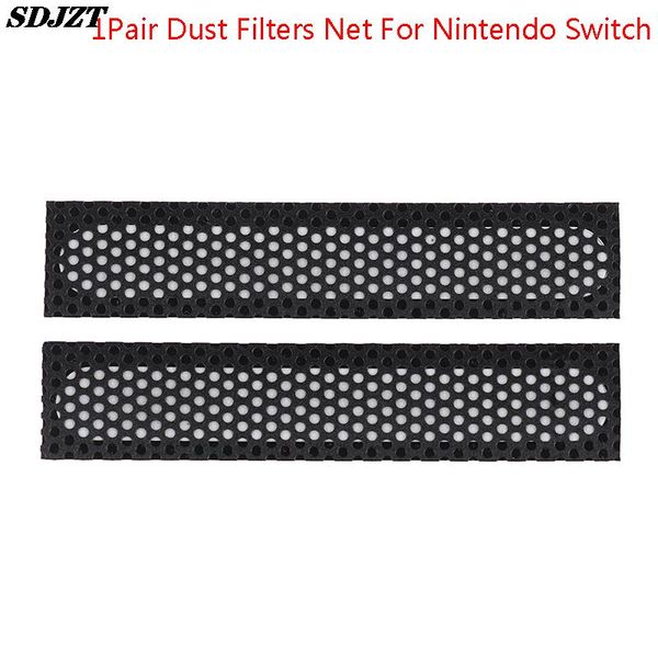 1Pair Dust Filter Cooling Net Dustproof Protector Cover Mesh Stickers For Nintendo Switch NS Console