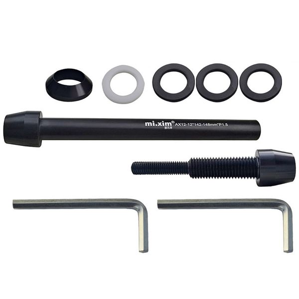Bike Trainer Thru Axle Skewer 12x142-148mm P1.0/P1.5/P1.75 Bicycle Indoor Thru Axle Lever Accessories Sports MTB Bike Trainer