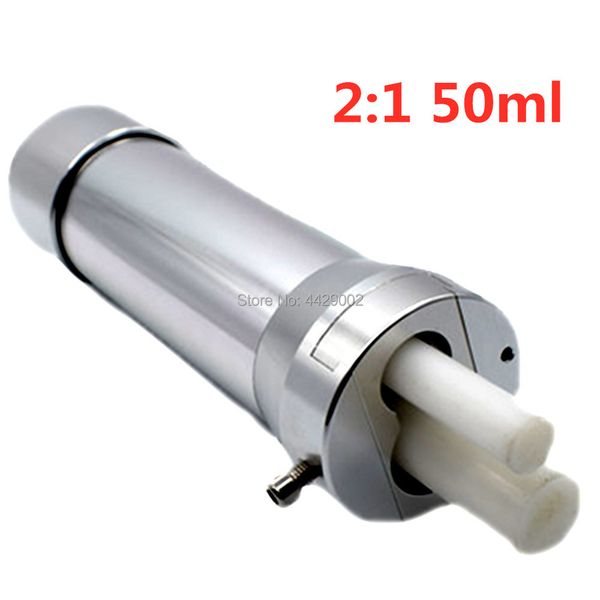 50ml 1:1/2:1/10:1/1:2 Air Caulking Gun Pneumatic Dispensing Gun 2-part Epoxy Resin Acrylic Adhesive Silicone Sealant AB Glue Gun