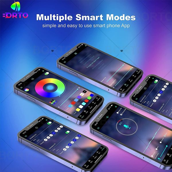 Lights LED Strip RGB Bluetooth APP Control Color Changing Lights USB 5V LED RGB Light Flexible Lamp Tape TV BackLight Room Decor Back
Lights LED Strip RGB Bluetooth APP Control Color Changing Lights USB 5V LED RGB Light Flexible Lamp Tape TV BackLight Room Decor Back