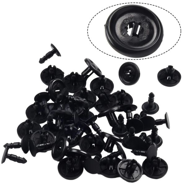 25pcs Plastic Push Clips,90467-07201 Hood Engine Under Cover Auto Fastener Clips For LEXUS For Toyota Car Interior Part Replaces