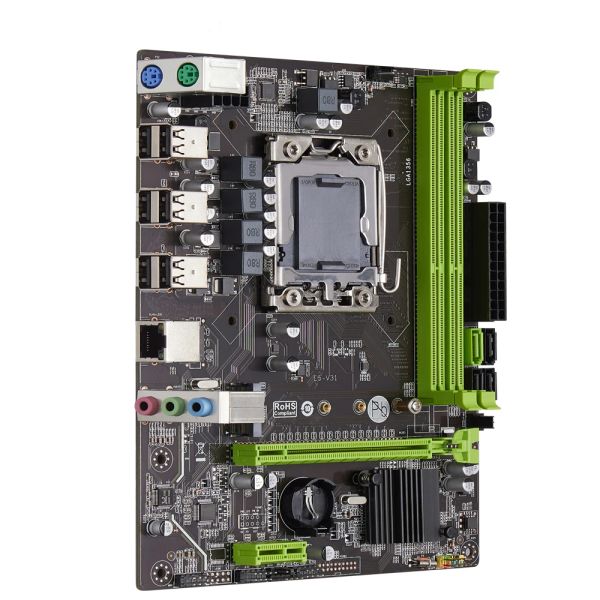 X79 Motherboard Set Processor LGA 1356 with E5 2470V2 Cpu 2*8GB=16GB 1600MHz DDR3 ECC Memory Support SATA 3.0 Nvme M.2
