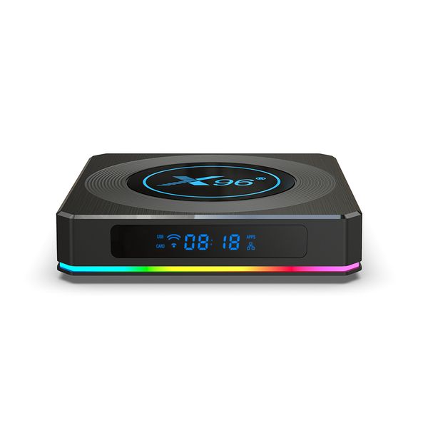 X4 X96 2025 Android 11.0 Smart TV Box Amlogic S905X4 4G 32G 64G Dual Wifi Support BT HD 8K 4K AV1 RGB Light Media Player Set Top Box
