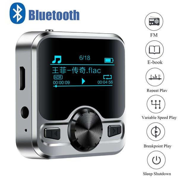32GB IPX6 Waterproof Bluetooth4.2 MP3 Player Portable Sport Walkman FM Radio Ebook HD Noise Reduce 4/8/16GB Audio Voice Recorder