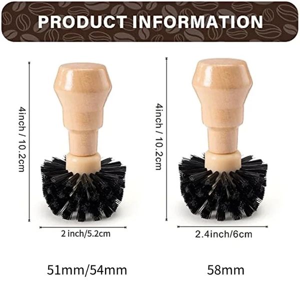 Punana Coffee Portafilter Basket Cleaning Brush, Coffee — compare prices at CompareOffers